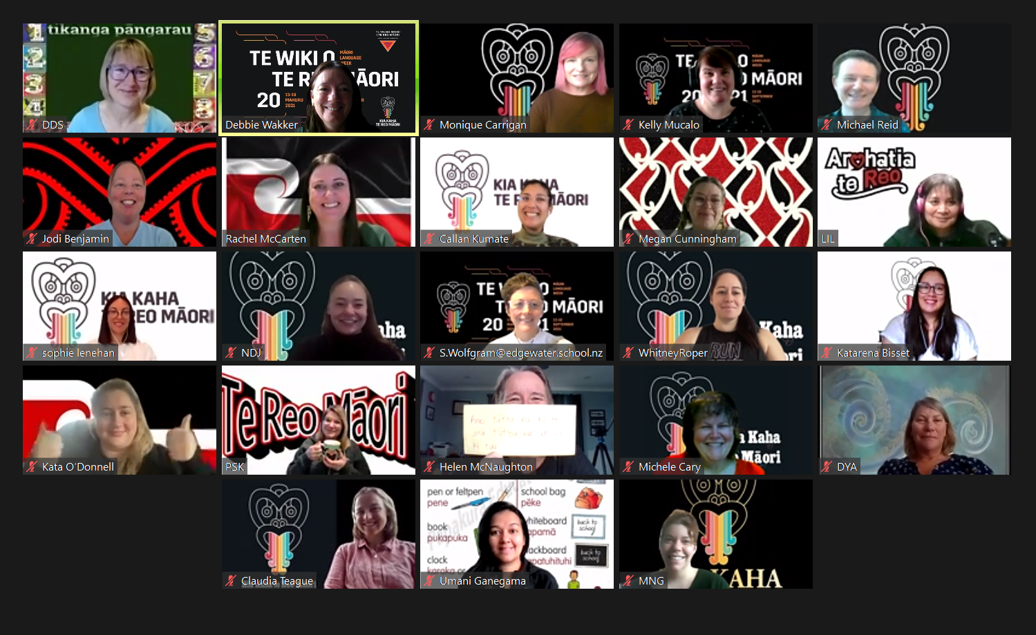 Staff Pic For Te Reo Maori Language Week